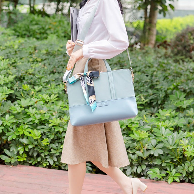 Sac Ordinateur 14 pouces - Bleu Glacier