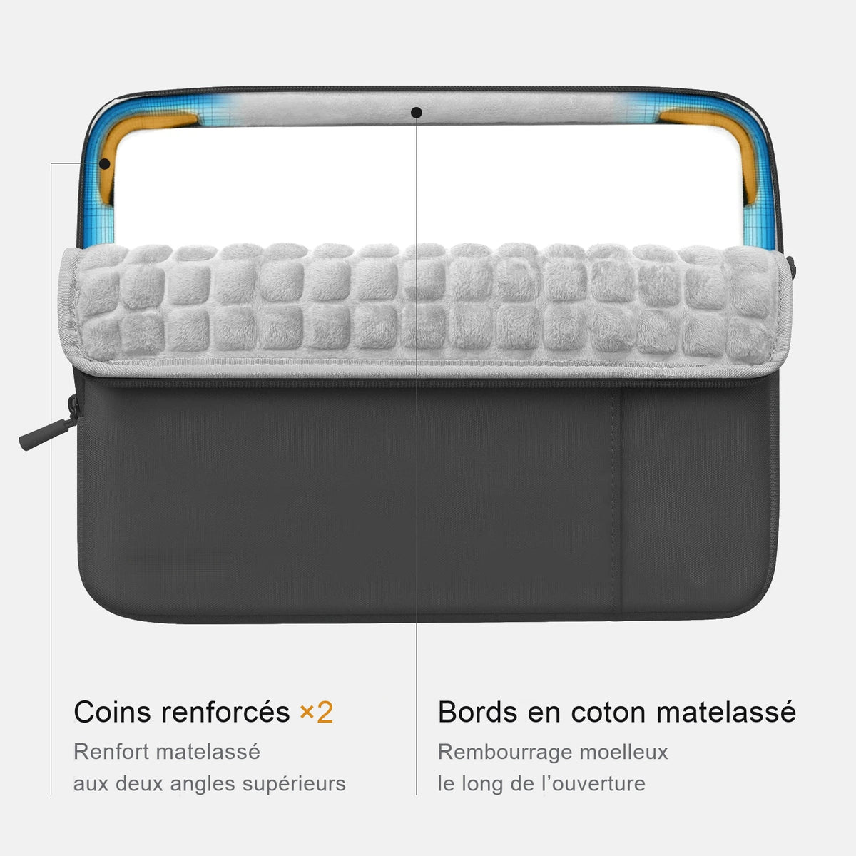 Pochette ordinateur 16 pouces en nylon léger