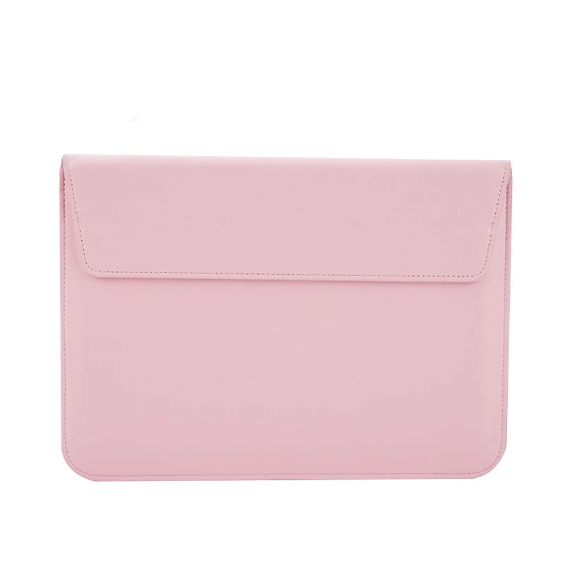 Pochette ordinateur cuir homme avec finition grainée