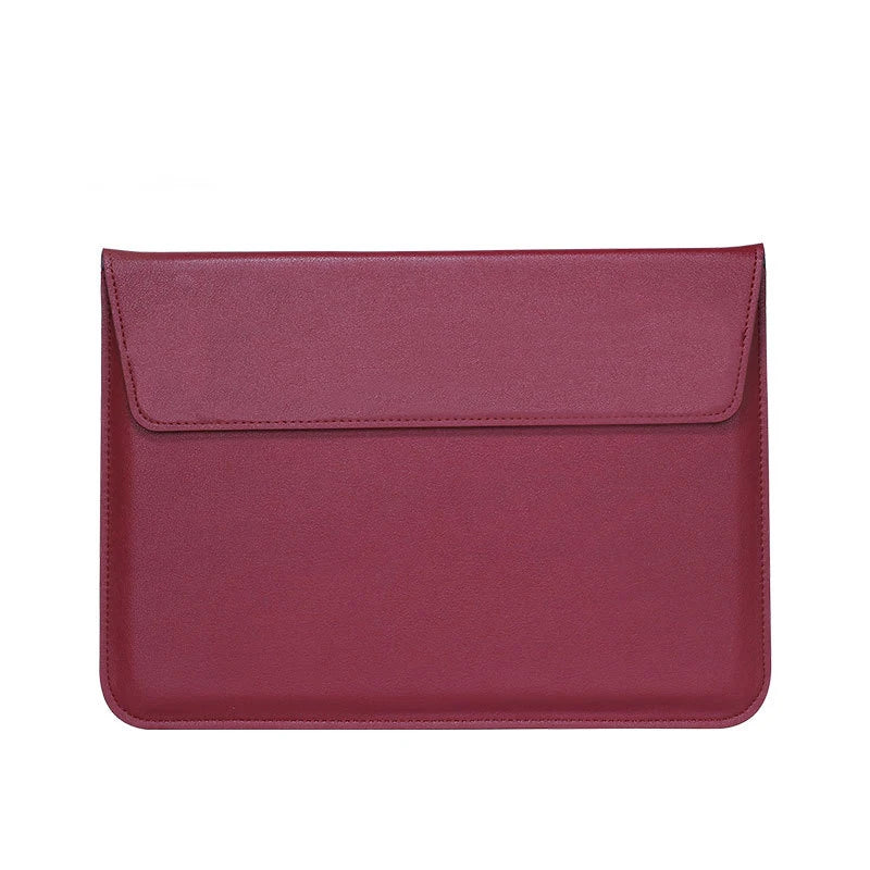 Pochette ordinateur cuir femme noire crocodile