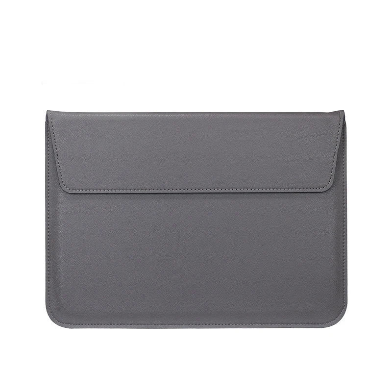 Pochette ordinateur cuir femme noire crocodile