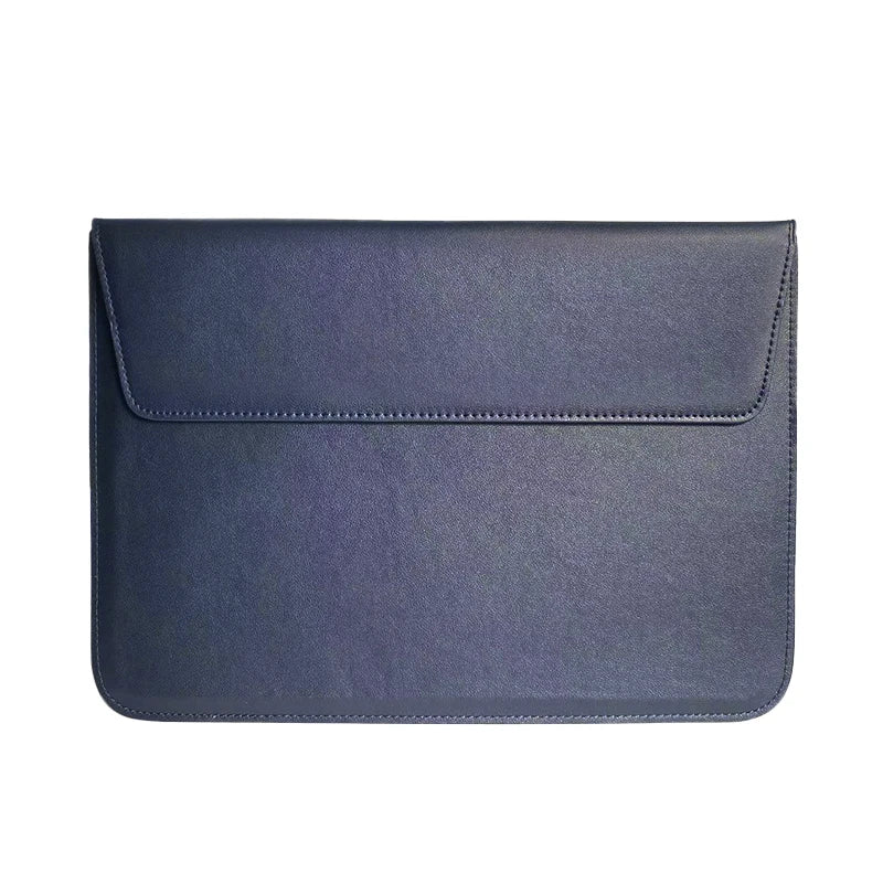 Pochette ordinateur cuir homme avec finition grainée